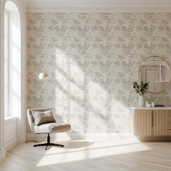 Papier tapetowy o strukturze płótna IP 2411 – biały mat 240 g/m²