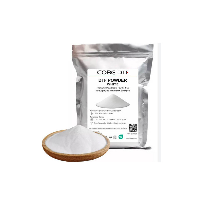 Biały proszek COBE DTF 80–200 µm