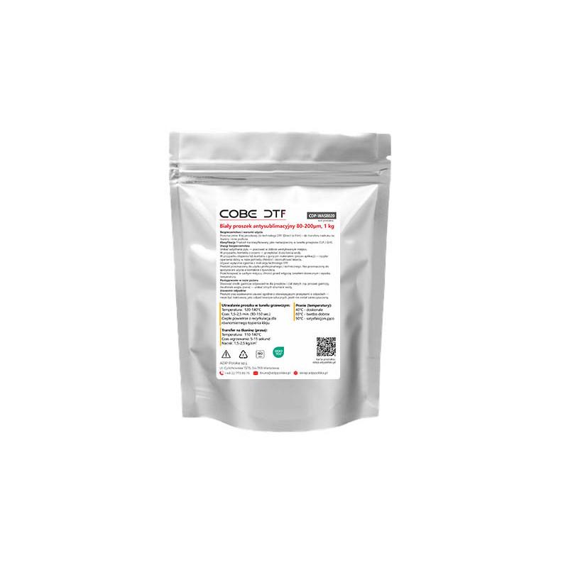 Biały klej DTF antysublimacyjny