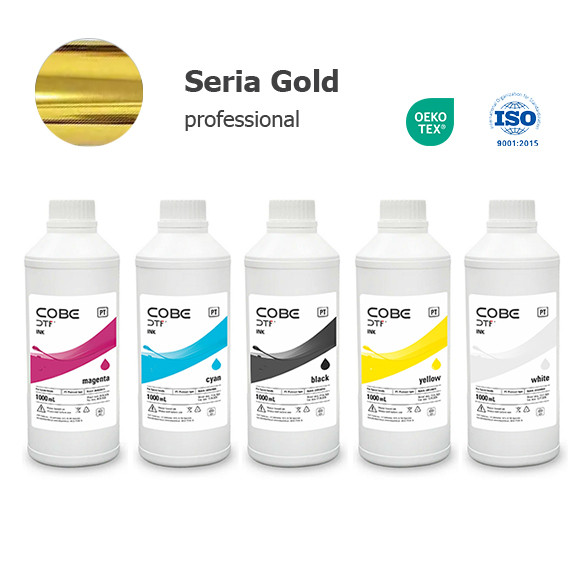 Tusze DTF w wersji gold