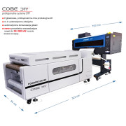 Drukarka DTF 60 cm 5 × Epson I3200 + proszkarka | Cobe