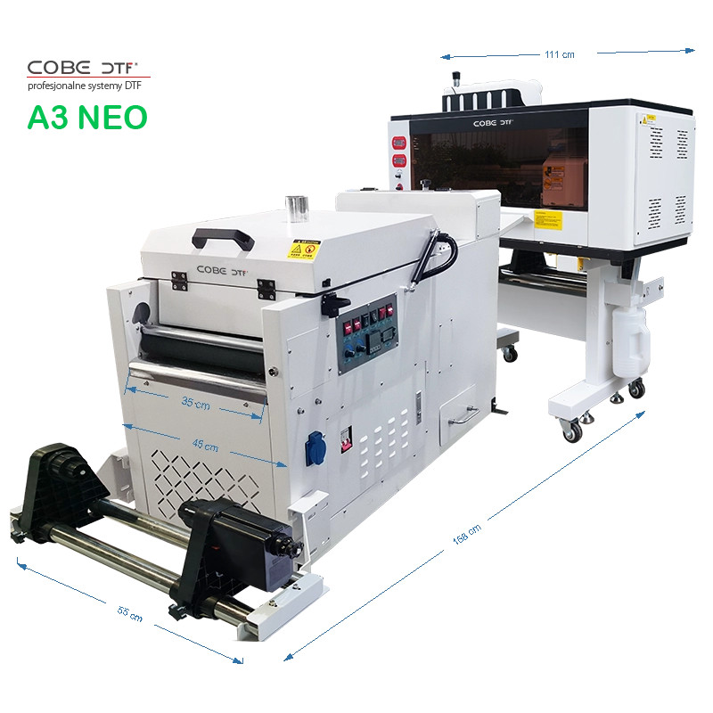 Wymiary zestawu A3 - wersja Neo