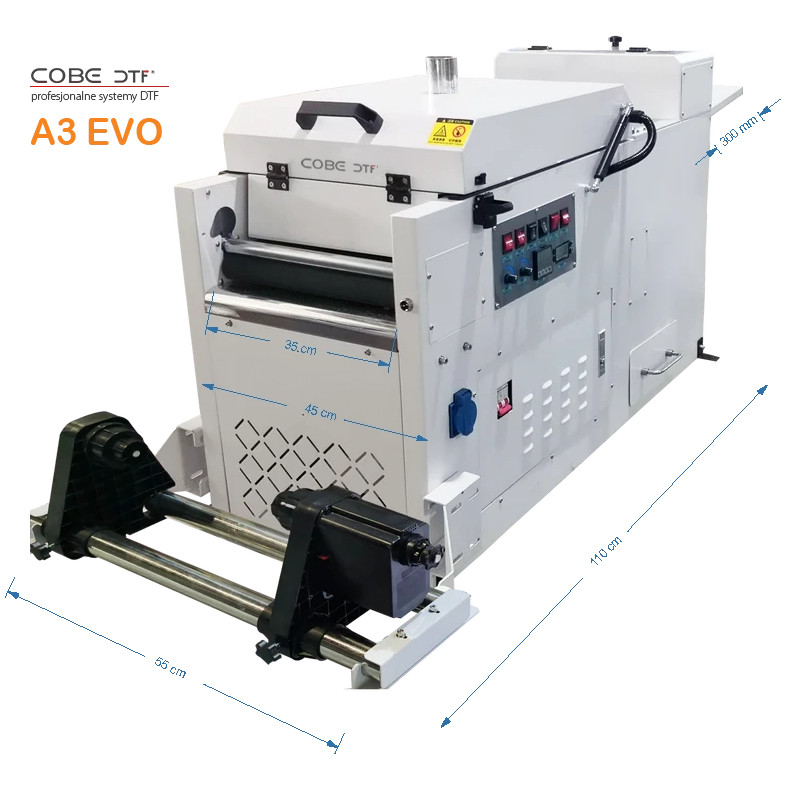 Drukarka DTF A3  + proszkarka – wersja Advance | Cobe