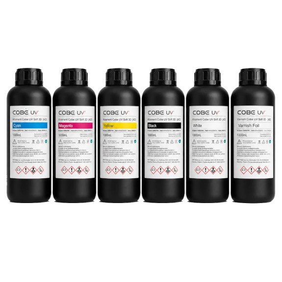 Atrament UV 3D Soft do druku UV i UV DTF | ADP Polska