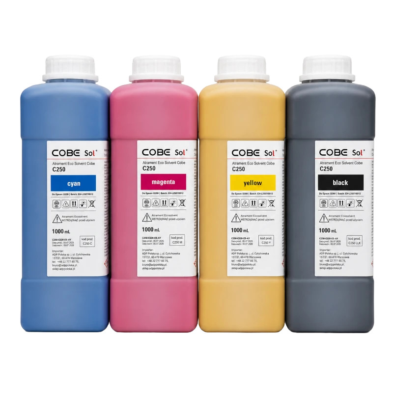 Atrament eco-solvent Cobe do głowic i3200-E1 | ADP Polska