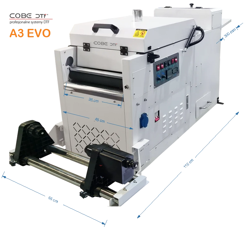 Proszkarka / piec DTF A3 Cobe