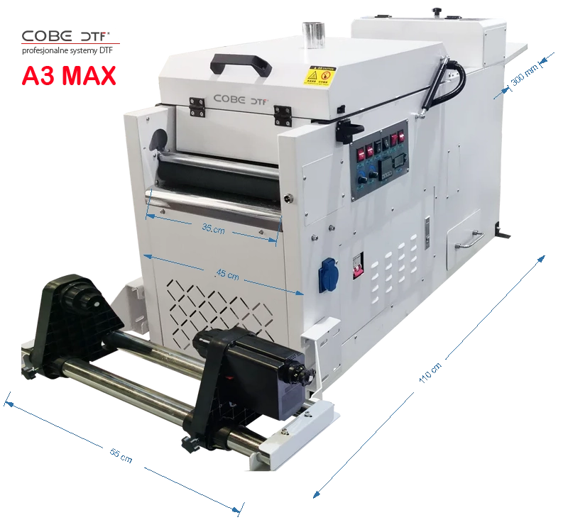 Proszkarka / piec DTF A3 Cobe