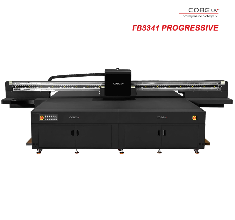 COBE UV 3341 przemysłowy ploter UV flatbed XXL 330 x 410 cm do największych formatów